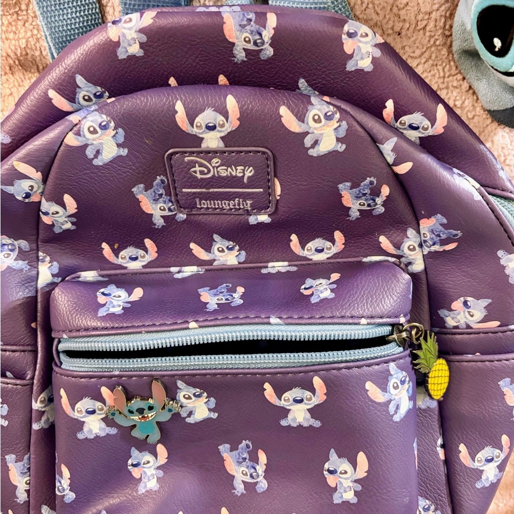 Loungefly Disney Lilo & Stitch Poses Mini Backpack